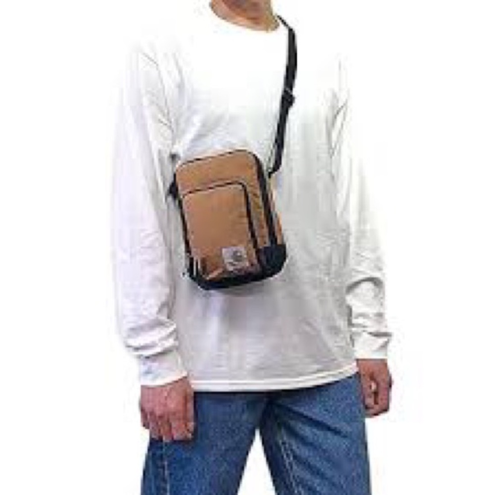Carhartt Brown Messager Crossbody Zip Bag